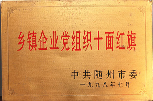 鄉鎮企業黨組織十面紅旗